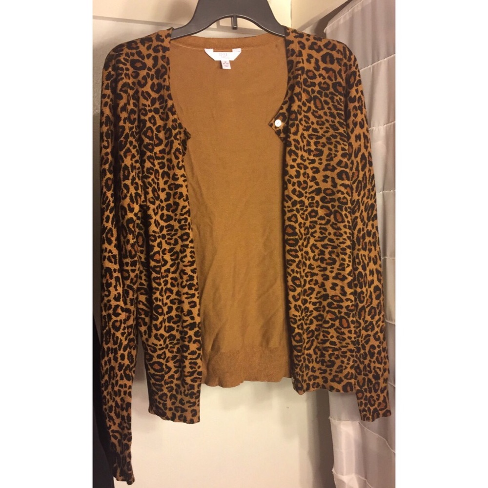 Leopard Print Cardigan